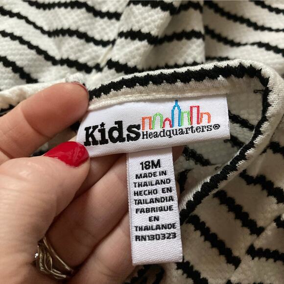 NWT Kids Headquarters Striped Appliqué Dress, Size 18M - Picture 4 of 7